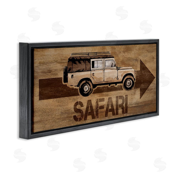 Stupell Industries Lucca Sheppard | Safari With Right Facing Arrow Wall Art