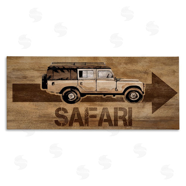 stupell industries Lucca Sheppard | Safari with Right Facing Arrow Wall Art