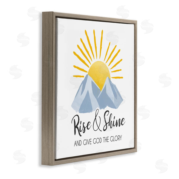 Stupell Industries Lucca Sheppard | Spiritual Rise & Shine Wall Art