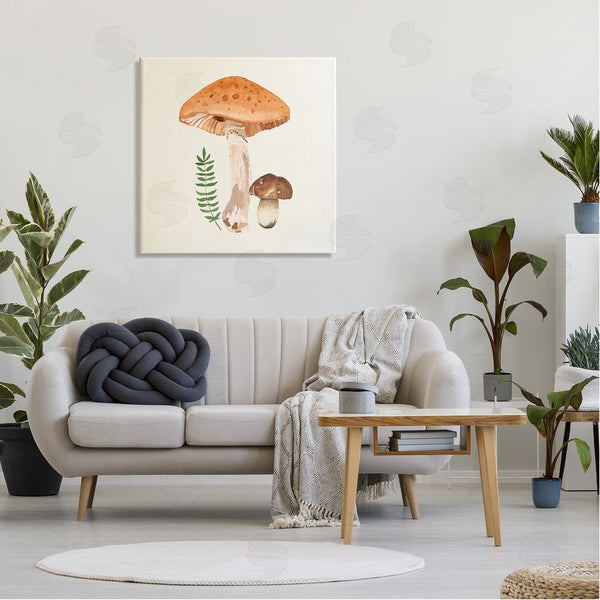 Stupell Industries Lucca Sheppard | Woodland Mushroom Botanical Fern Wall Art