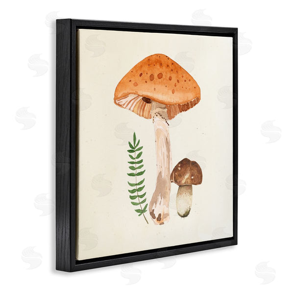 Stupell Industries Lucca Sheppard | Woodland Mushroom Botanical Fern Wall Art