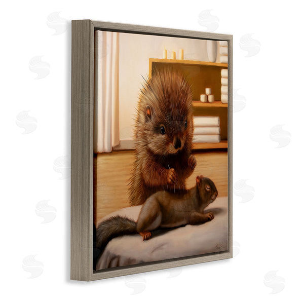 Stupell Industries Lucia Heffernan | Acupuncture Spa Animals