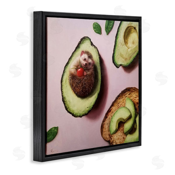Stupell Industries Lucia Heffernan | Adorable Hedgehog Resting In Avocado Wall Art