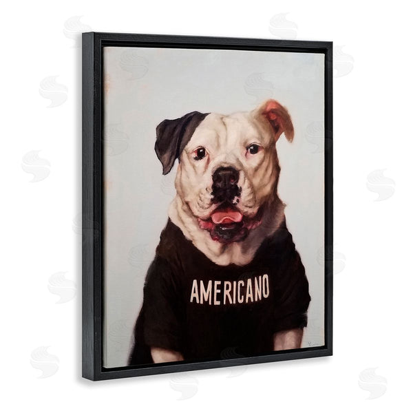 Stupell Industries Lucia Heffernan | Americano Coffee Dog