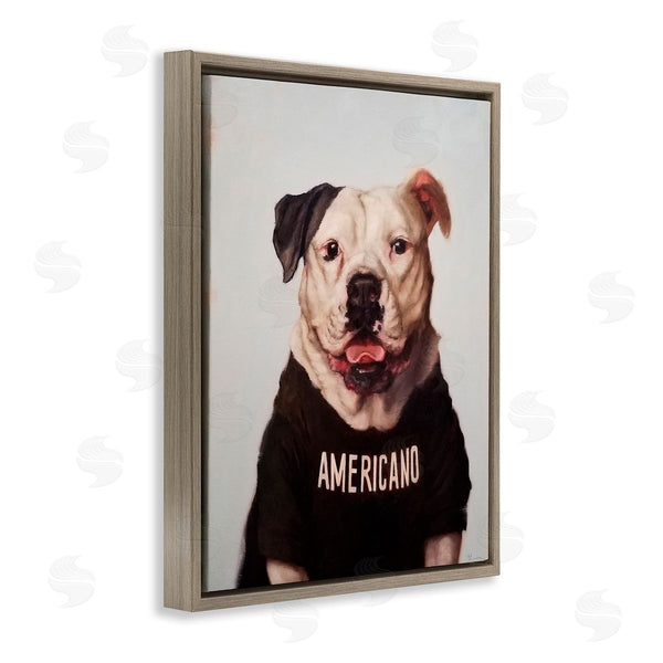 Stupell Industries Lucia Heffernan | Americano Coffee Dog