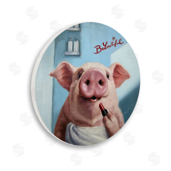 stupell industries Lucia Heffernan | Be-You-Tiful Pink Pig Wall Art