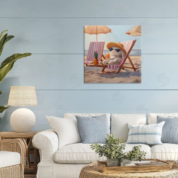 Stupell Industries Lucia Heffernan | Beach Bun Relaxation Wall Art