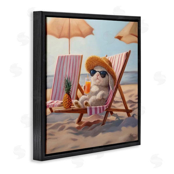 Stupell Industries Lucia Heffernan | Beach Bun Relaxation Wall Art