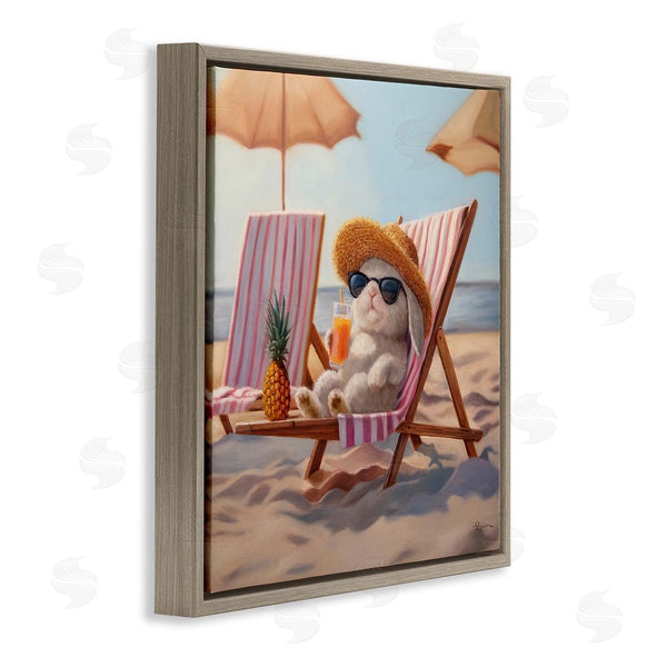 Stupell Industries Lucia Heffernan | Beach Bun Relaxation Wall Art