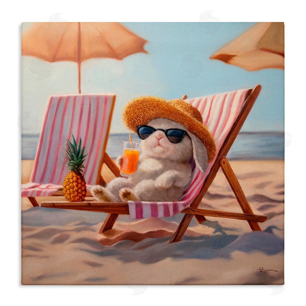 stupell industries Lucia Heffernan | Beach Bun Relaxation Wall Art