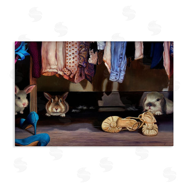 stupell industries Lucia Heffernan | Bunnies Under Closet View