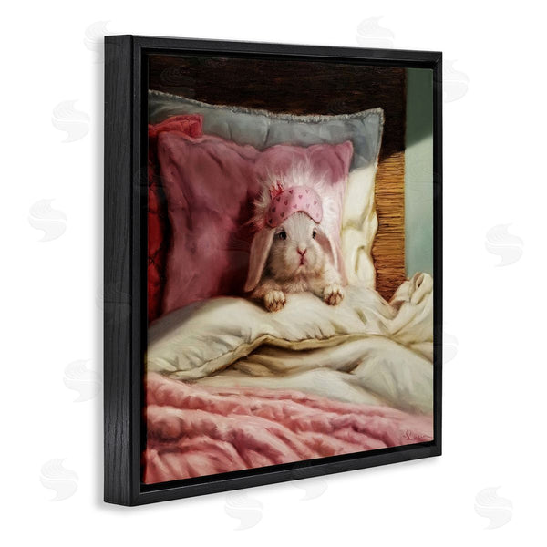 Stupell Industries Lucia Heffernan | Bunny Resting In Bed Wall Art