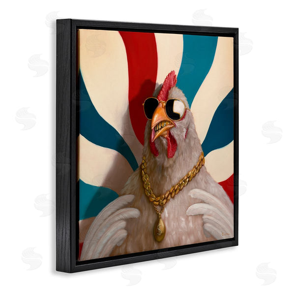 Stupell Industries Lucia Heffernan | Chicken With Urban Chains Wall Art