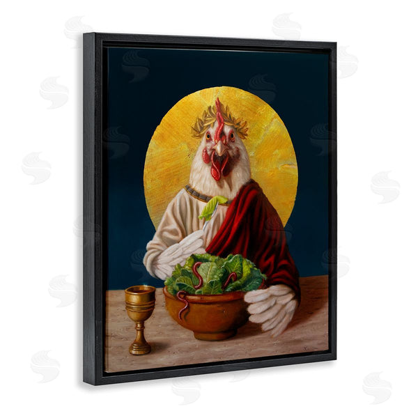 Stupell Industries Lucia Heffernan | Classic Hen With Meal Wall Art