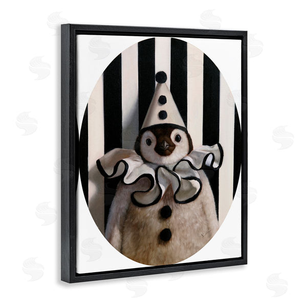 Stupell Industries Lucia Heffernan | Clown Themed Penguin Wall Art