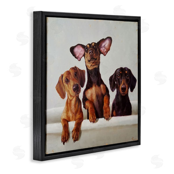 Stupell Industries Lucia Heffernan | Dachshunds In Bathtub