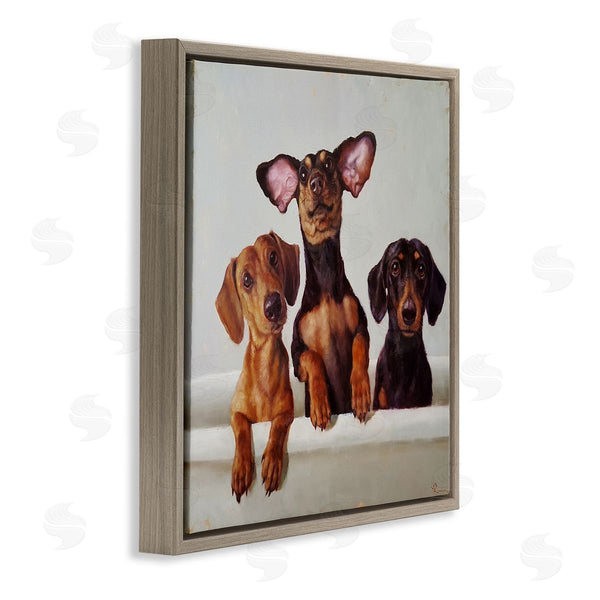 Stupell Industries Lucia Heffernan | Dachshunds In Bathtub
