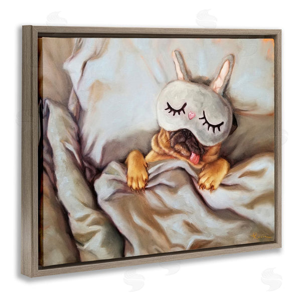 Stupell Industries Lucia Heffernan | Dog Napping In Bed