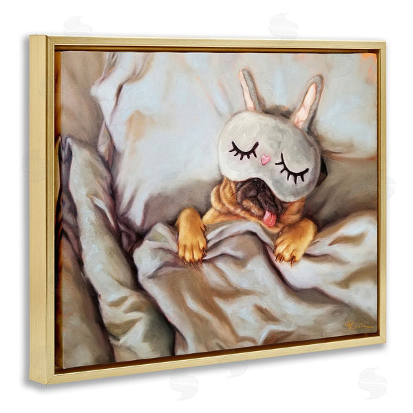 Stupell Industries Lucia Heffernan | Dog Napping In Bed