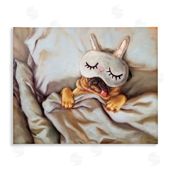 stupell industries Lucia Heffernan | Dog Napping in Bed