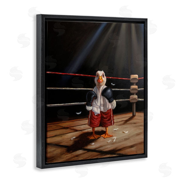 Stupell Industries Lucia Heffernan | Duck In Boxing Ring