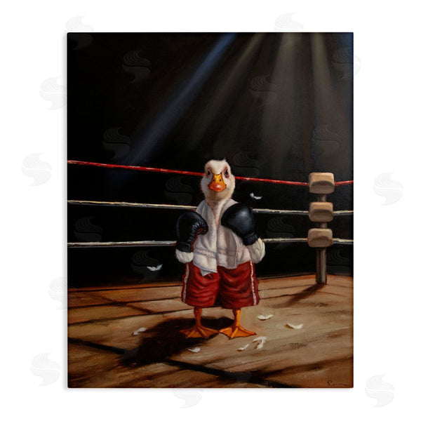 Stupell Industries Lucia Heffernan | Duck In Boxing Ring