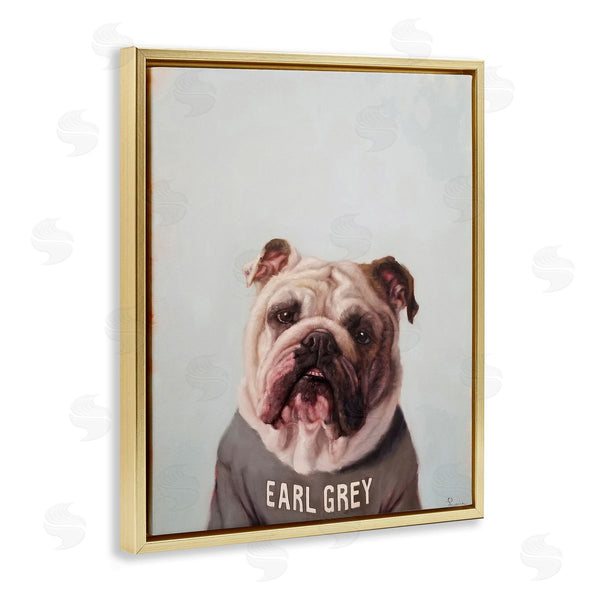 Stupell Industries Lucia Heffernan | Earl Grey Tea Dog