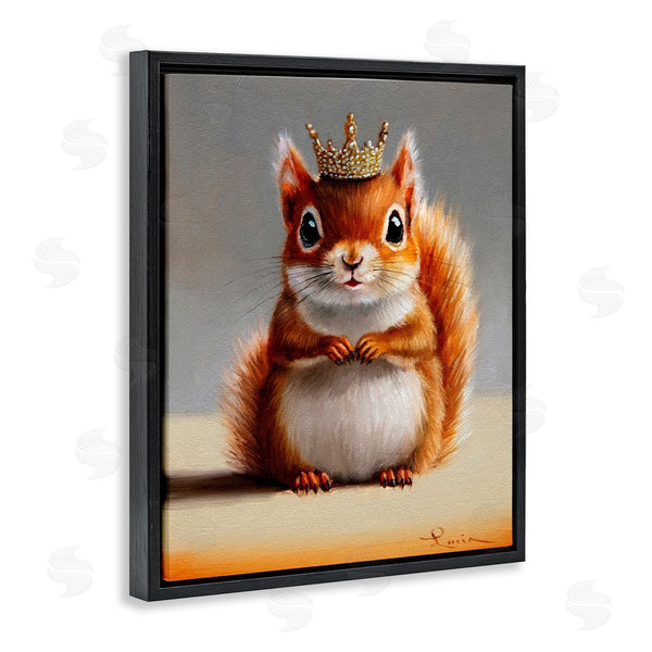 Stupell Industries Lucia Heffernan | Fancy Crowned Squirrel Wall Art