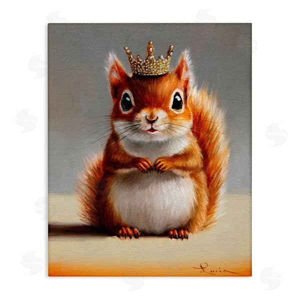 stupell industries Lucia Heffernan | Fancy Crowned Squirrel Wall Art