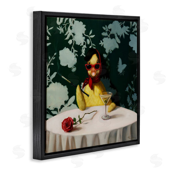 Stupell Industries Lucia Heffernan | Fancy Duck With Martini