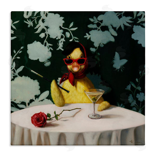 stupell industries Lucia Heffernan | Fancy Duck with Martini