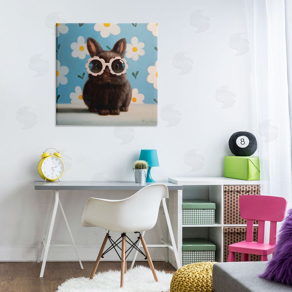 Stupell Industries Lucia Heffernan | Flower Child Bunny Wall Art