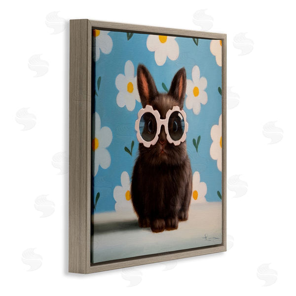 Stupell Industries Lucia Heffernan | Flower Child Bunny Wall Art