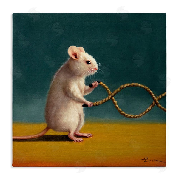 stupell industries Lucia Heffernan | Focused Exercising Mouse Wall Art