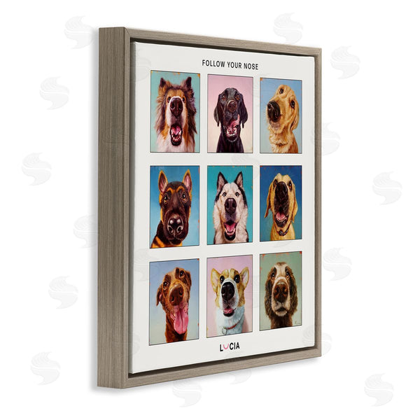 Stupell Industries Lucia Heffernan | Follow Your Nose Dogs