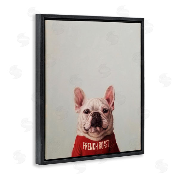 Stupell Industries Lucia Heffernan | French Roast Coffee Dog