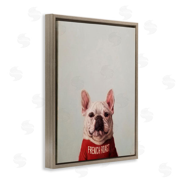 Stupell Industries Lucia Heffernan | French Roast Coffee Dog