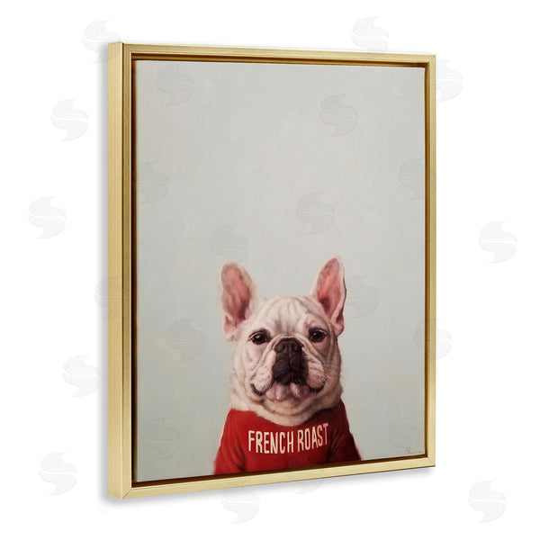 Stupell Industries Lucia Heffernan | French Roast Coffee Dog