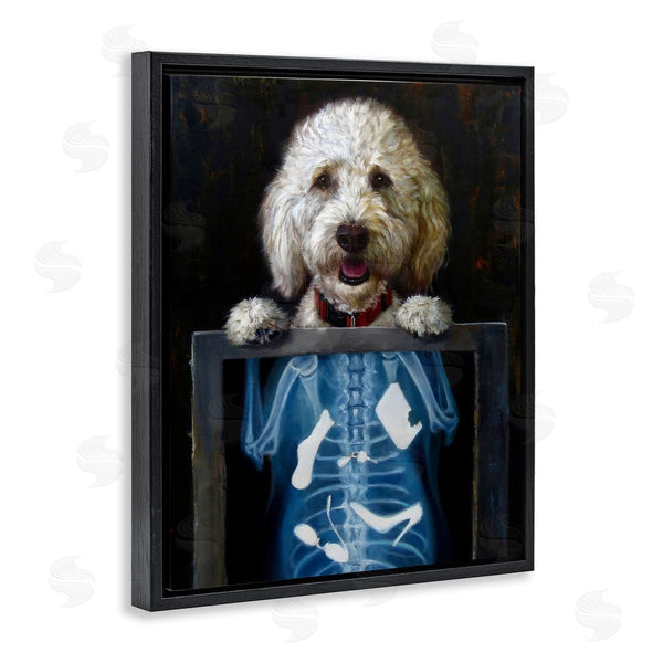 Stupell Industries Lucia Heffernan | Funny Dog X-Ray Snacks