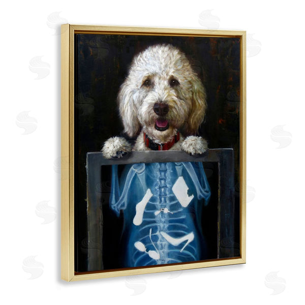 Stupell Industries Lucia Heffernan | Funny Dog X-Ray Snacks