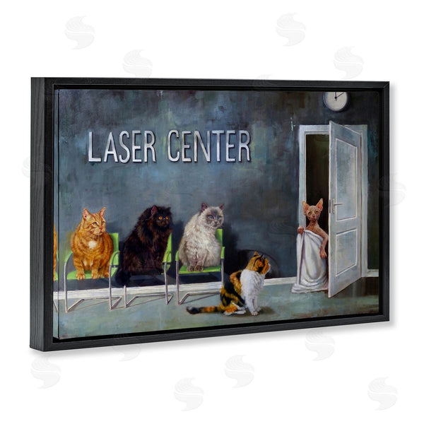 Stupell Industries Lucia Heffernan | Funny Hairless Cat Clinic