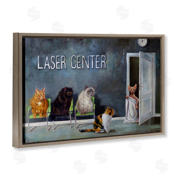 Stupell Industries Lucia Heffernan | Funny Hairless Cat Clinic