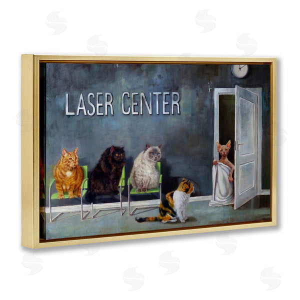 Stupell Industries Lucia Heffernan | Funny Hairless Cat Clinic