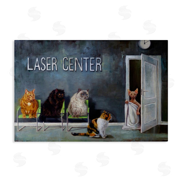stupell industries Lucia Heffernan | Funny Hairless Cat Clinic
