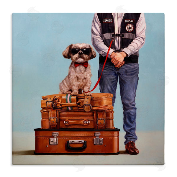 stupell industries Lucia Heffernan | Funny Service Human Dog