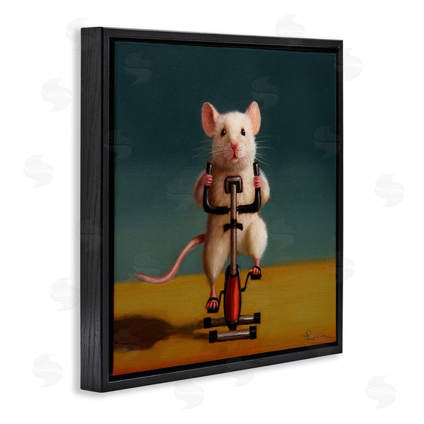 Stupell Industries Lucia Heffernan | Funny Workout Mouse Wall Art