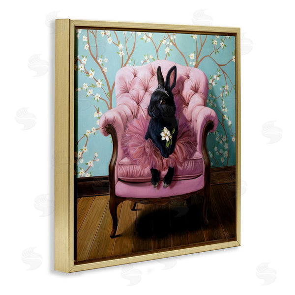 Stupell Industries Lucia Heffernan | Girlie Rabbit In Tutu