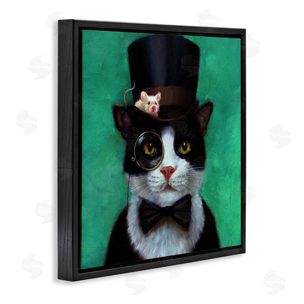 Stupell Industries Lucia Heffernan | Good Sir Top Hat Cat