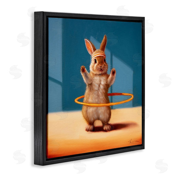 Stupell Industries Lucia Heffernan | Hula Hooping Rabbit