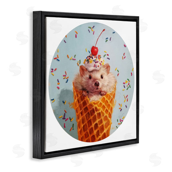 Stupell Industries Lucia Heffernan | Ice Cream Cone Mouse